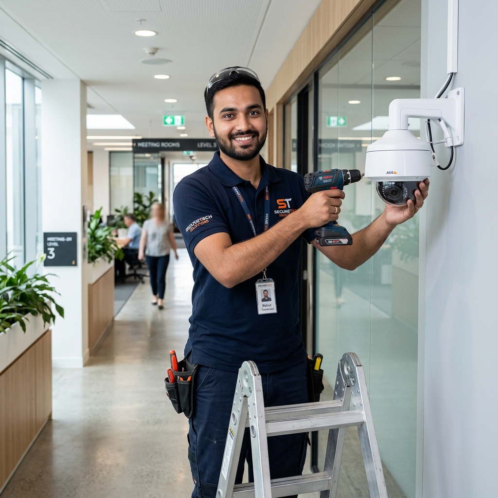 CCTV installation setup