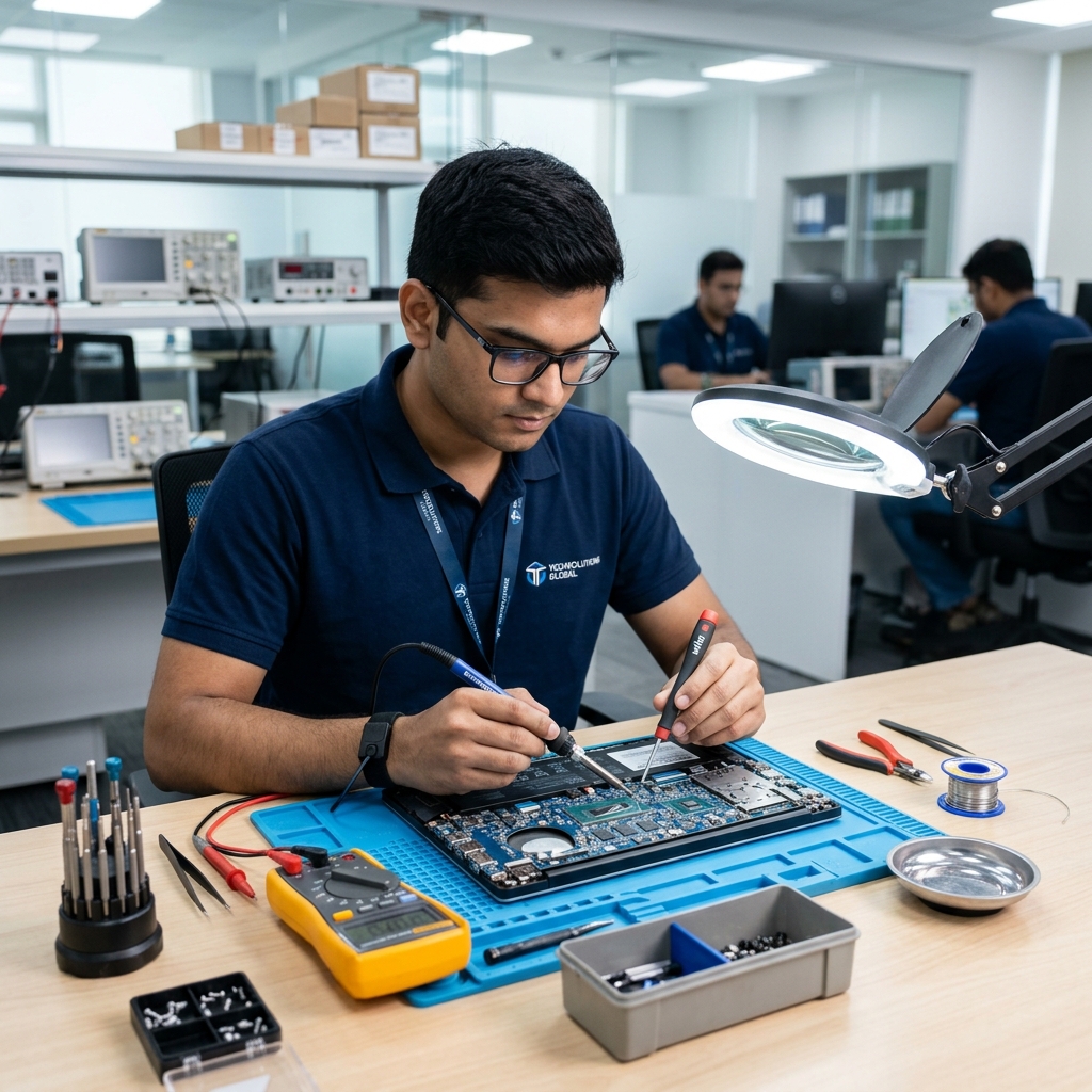 Computer repair workbench